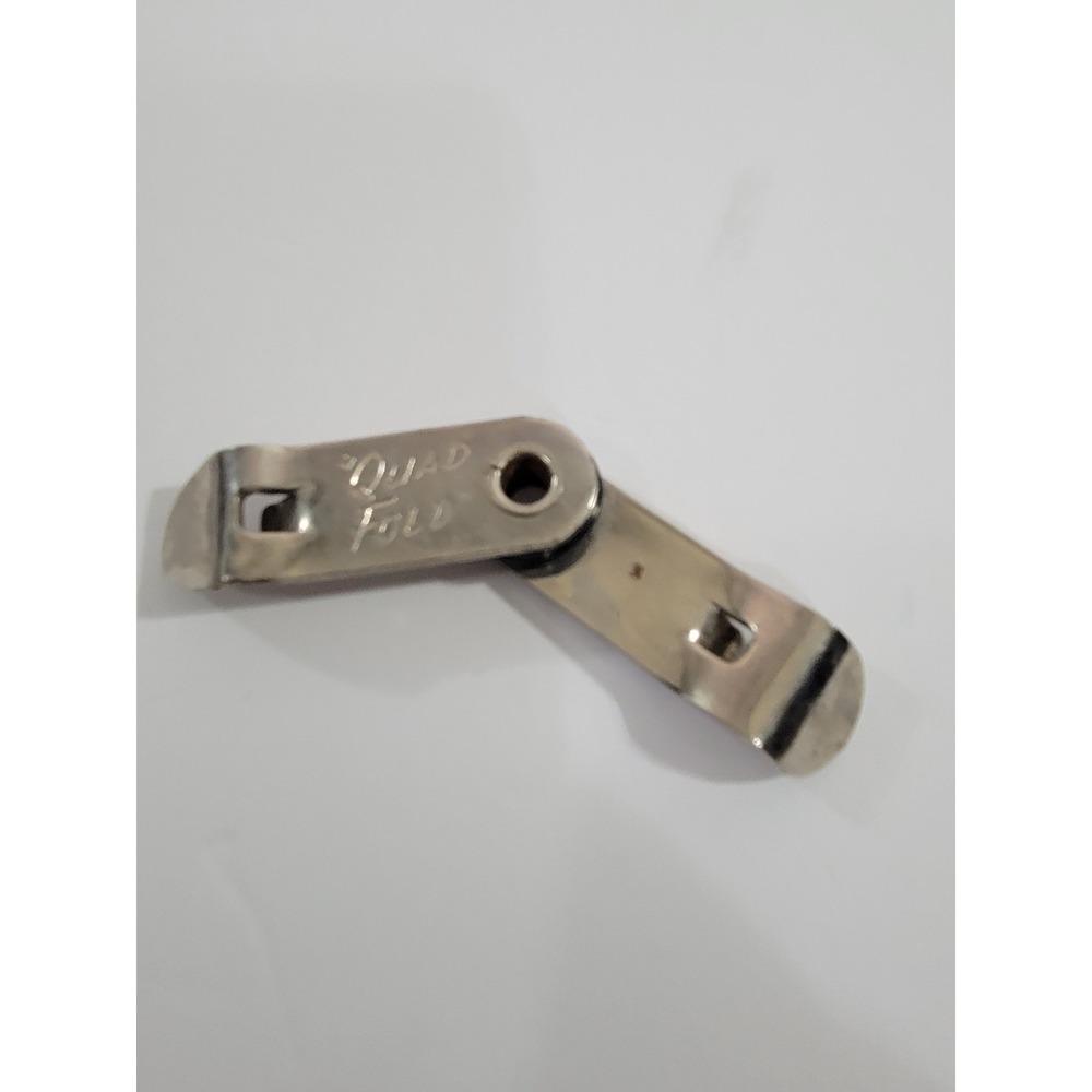 Vaughan Quad Fold Bottle Opener Stainless Steel Foldable Vintage USA 3.5"
